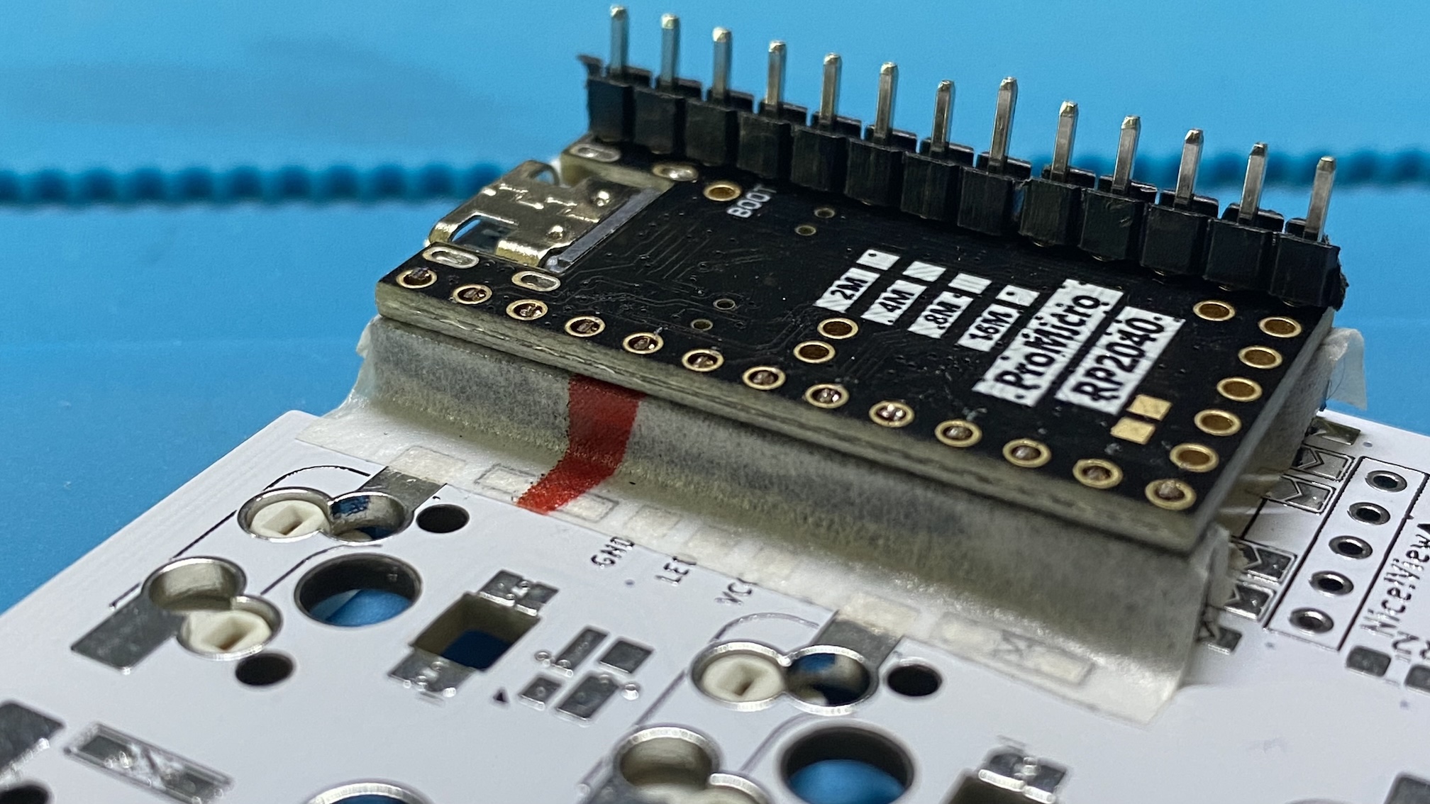 MCU pin header