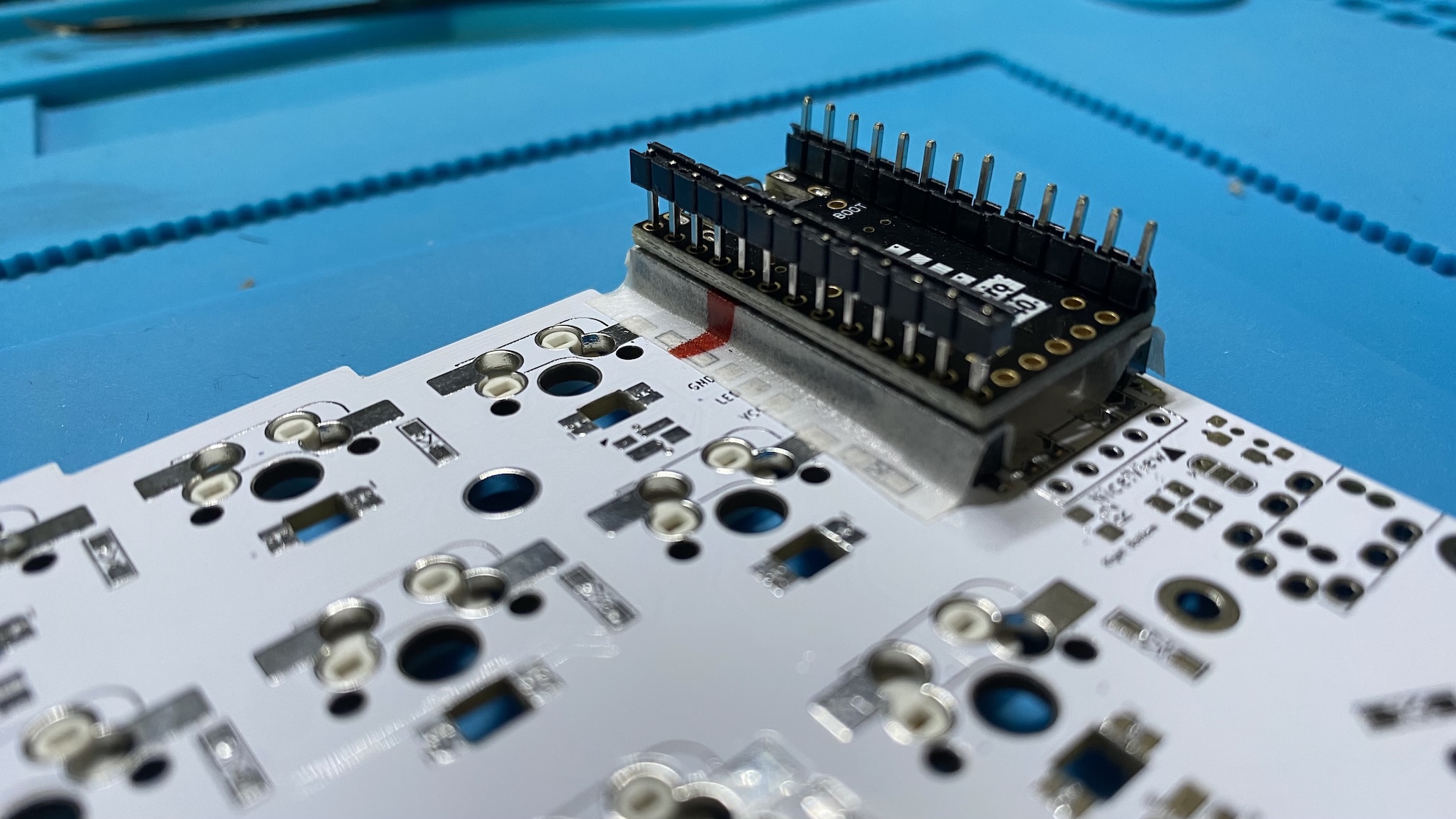 MCU pin header